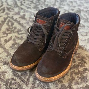 Marc O’Polo Brown Suede Lace-up Boots